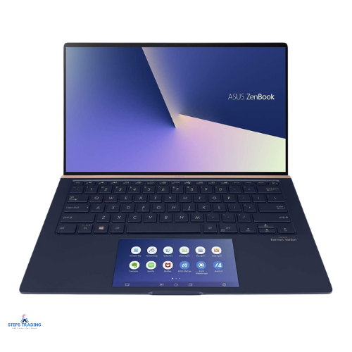 Asus Zenbook 14 inch UX434FLC Core i7 Laptop Blue Steps Trading Dubai