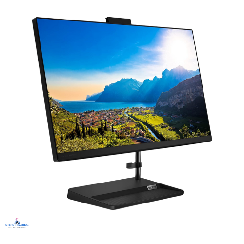 1 Lenovo AIO 3 IdeaCentre Ryzen 5-5500U 24 inch Black Steps Trading Dubai